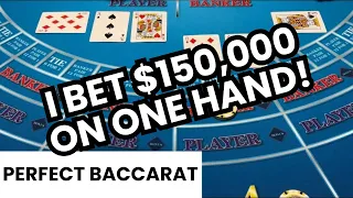 EPIC HIGH LIMIT BACCARAT! $500,000 Buy In | BETTING $150,000 ON ONE BACCARAT HAND!