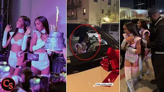 Diddy Gifts His Twin Daughters Range Rovers For Their 16th Birthday Bash (Full Video)