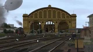 Deutsche Reichsbahn Anhalter Bahnhof Berlin, Betrieb vorm Südportal (View from the Southern Portal)