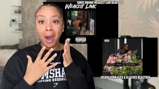 Chris Brown - Weakest Link & Quavo - Over H*es & B**ches 😳😳 | UK REACTION🇬🇧