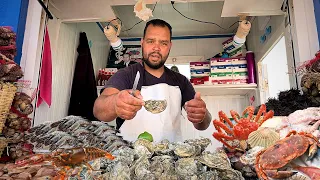 Crazy Street Food Tour in Morocco 🇲🇦 SAFI and OUALIDIA Rare Food Journey!!