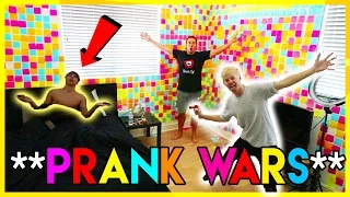 CRAZY STICKY NOTE PRANK ON BEST FRIEND! | (failed..) | Sam Golbach