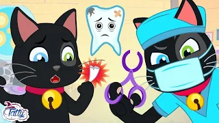 Katze Misifu hat Zahnschmerzen 🦷 Dr. Tatty eilt ihm zu Hilfe | Lehrreiche Zeichentrickfilme