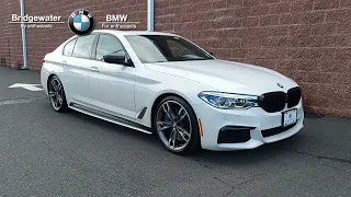 Certified 2018 BMW 5 Series M550i xDrive For Sale, Bridgewater, NJ B1385U