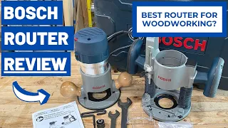 Bosch 1617EVSPK Router Review (Fixed & Plunge Base) // Best All-around Woodworking Router?