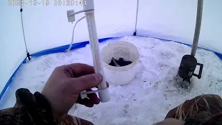 Самоделка печка ,, Кроха,, (просто жарит) в рыбацкую зимнюю палатку. печь с пояльной лампы, ТЕСТ.