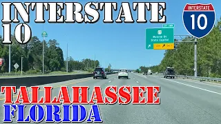 I-10 West - Tallahassee - Florida - 4K Highway Drive