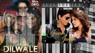 Janam Janam Janam easy tutorial /  Dilwale movie / perfect piano /  pianophonic #piano #trending