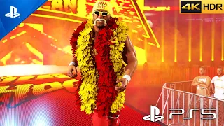 (PS5) WWE 2K23 is so AMAZING | Hulk Hogan vs Macho Man Randy Savage | Ultra Graphics [4K 60FPS HDR]