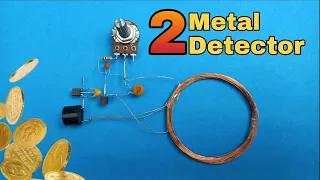 2 Diy metal detector | 2 simple and easy metal detector