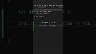 C++ Programming: This Is How You Use The Multiplication And Division Operators! #shorts