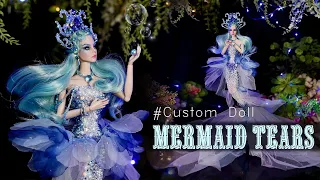 MERMAID TEARS DOLL - DOLL OOAK  | mermaid dolls | Doll repaint and  Custom doll - Sang Bup Be