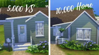 Green Suburban Budget Homes | The Sims 4 Speed Build |