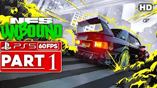 NFS UNBOUND | PS5 Gameplay EARLY ACCESS Walkthrough Part 1 INTRO (1080P 60FPS) - No Commentary