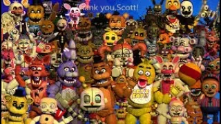 All FNAF Characters Sing The FNAF Song (8-bit Version)