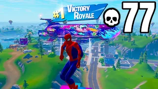 77 Elimination Solo vs Squads Wins Full Gameplay (Fortnite Chapter 3 Season 4)