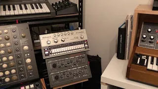 tr-606 / sh-101 / minimoog