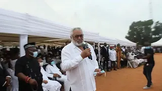 Last Public Speech by Former President JJ Rawlings in the Volta before he dead