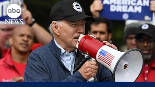 'You should be doing incredibly well, too': President Biden joins UAW members on picket line