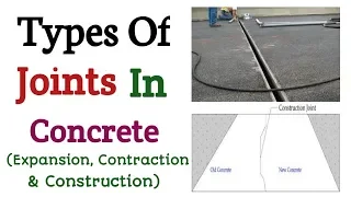 3Types of Joints in Concrete,Full Explain in Hindi