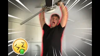 I SUPERGLUED MY BRO TO A CEILING FAN!