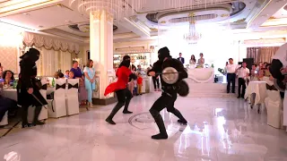 Ансамбль Абреки на свадьбе в Белореченске Танец с мечами