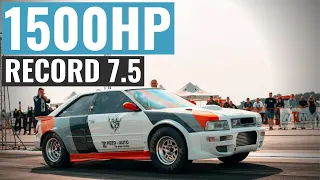 AUDI S2 QUATTRO 1500HP Record 7.5  305km