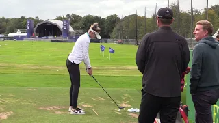 Nelly Korda Sunday Practice Range | AIG Women's Open 2023 | Walton Heath GC