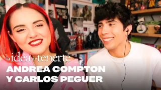 REACCIONANDO A LA IDEA DE TENERTE 💙 | @andreacomptonn  & Carlos Peguer