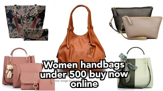 Women handbags under 500 buy now online #onlineshopping #handbags #shooping  #ladiesbags