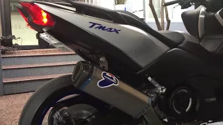 tmax 2017 sx with termignoni take of silencer