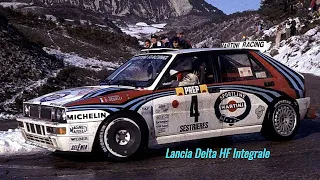 Rétrospective Slot - Didier Auriol - 1992 - Rallye  Monte carlo -  Lancia Delta HF - Team Slot