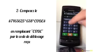 Debloquer Samsung - Deblocage Samsung en moins de 2 minutes !