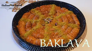 EL AÇMASI KOLAY ÇITIR ÇITIR BURMA BAKLAVA TARİFİ|| TURKİSH BAKLAVA RECİPE.