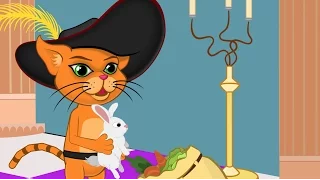 Le Chat Botté  | 1 Conte + 4 comptines et chansons  - dessins animés en français