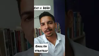 CDS II 2021 English Strategy #cds2021 #nda2021 #upsc #cdsenglish  #previousyearquestionpaper