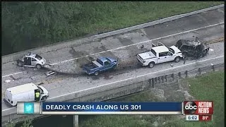 Three dead in 4-vehicle crash on U.S. 301 in Thonotosassa