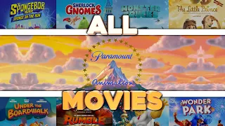 All Paramount Animation Movies (2015-2023)