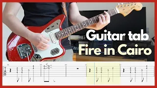 The Cure - Fire in Cairo (guitar cover with tab)