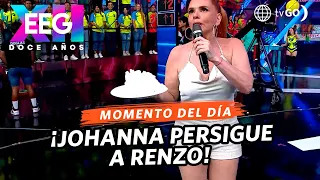 EEG 12 Años: Johanna persigue a Renzo para darle un tortazo (HOY)