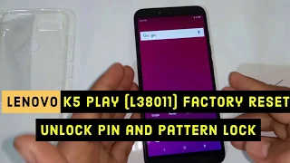 lenovo K5 Play L38011 factory reset unlock pin and pattern lock  remove