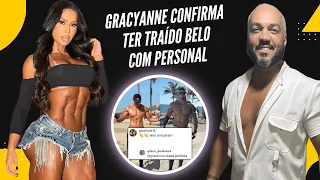 Gracyanne Barbosa confirma que traiu Belo com Personal da academia que frequentava