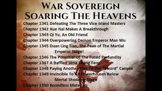 Chapters 1341-1350 War Sovereign Soaring The Heavens Audiobook