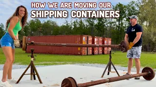 Building a Homemade Dolly Cart | Moving Our SHIPPING CONTAINERS