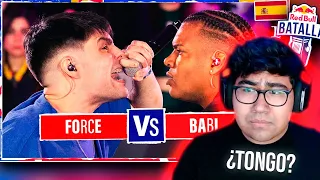 REACCIONANDO A LA FINAL REGIONAL MADRID | FORCE vs BABI | RED BULL BATALLA 2024 | ¿TONGO?