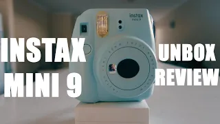 INSTAX MINI 9  UNBOXING AND REVIEW