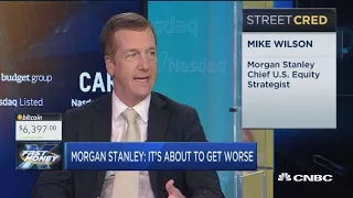 This sell-off is just beginning and is going to get worse, says Morgan Stanley