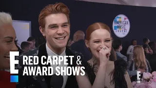 KJ Apa & Madelaine Petsch Take "Riverdale" to the 2017 AMAs | E! Red Carpet & Award Shows