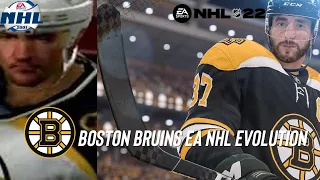 Boston Bruins EA NHL evolution (NHL 2001-NHL 22)
