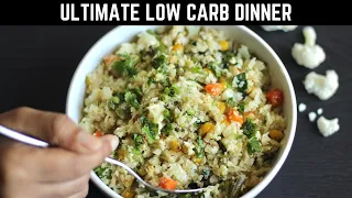 ULTIMATE CAULIFLOWER FRIED RICE | Low Carb (KETO) Recipe | Cauliflower Rice without Food Processor